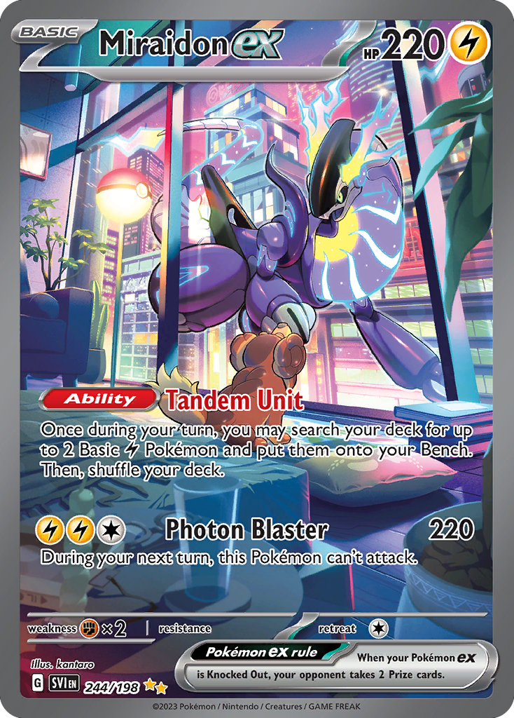 Scarlet & Violet Miraidon EX #244/198