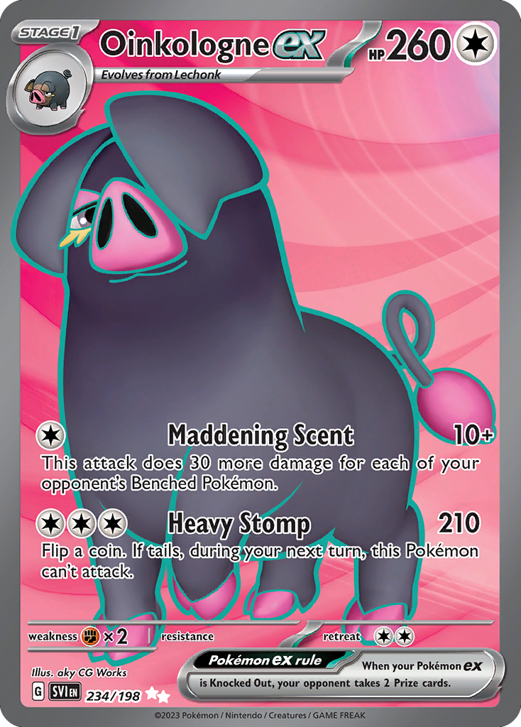 Scarlet & Violet Oinkologne EX #234/198