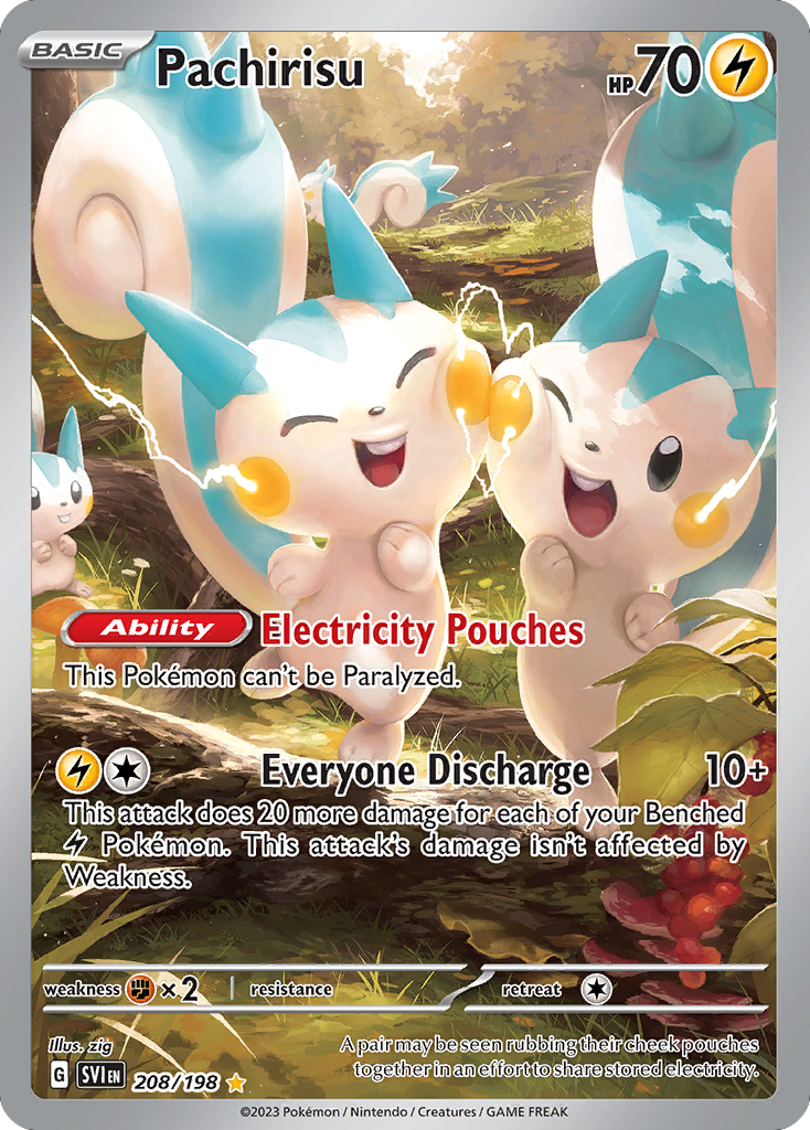 Pachirisu Illustration Rare 208/198