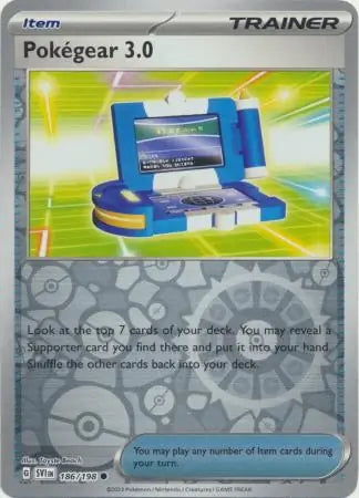 Scarlet & Violet Pokégear 3 #186/198 reverse holo