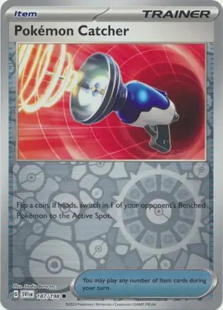 Scarlet & Violet Pokémon Catcher #187/198 reverse holo