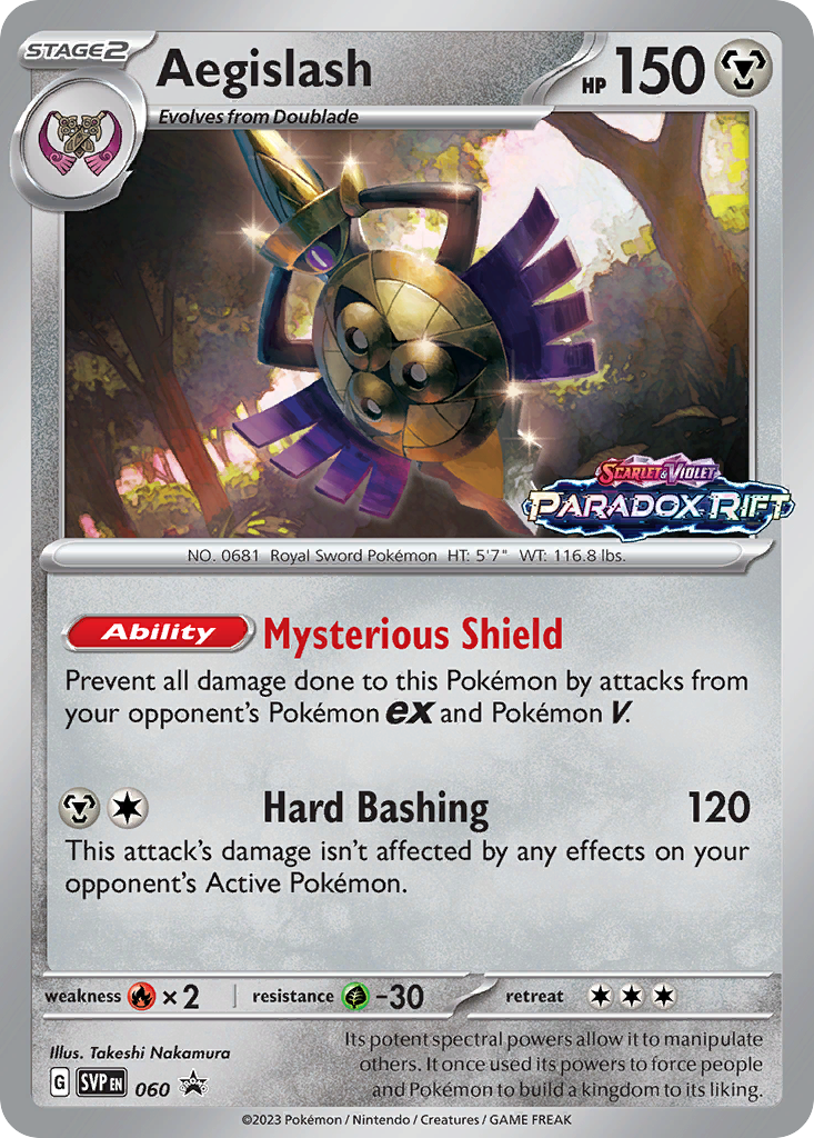 Scarlet & Violet Promo Aegislash #60