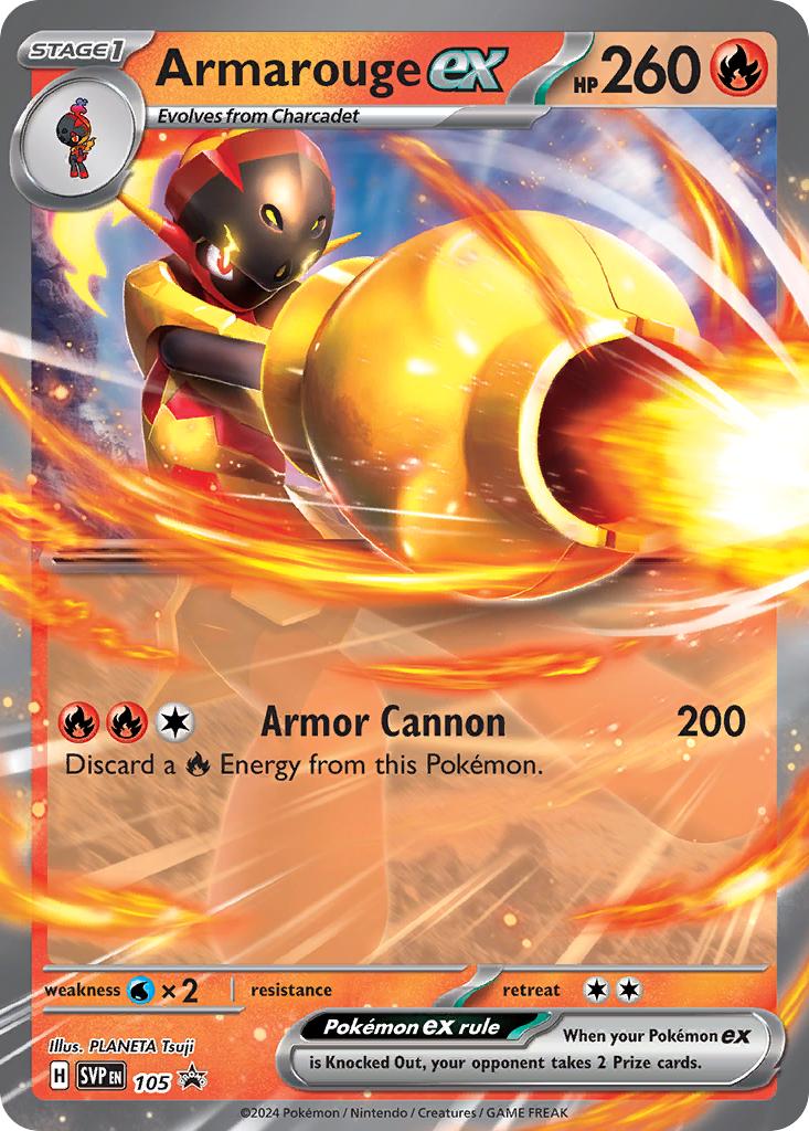 Scarlet & Violet Promo Armarouge ex #105