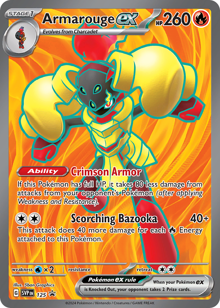 Scarlet & Violet Promo Armarouge ex #125