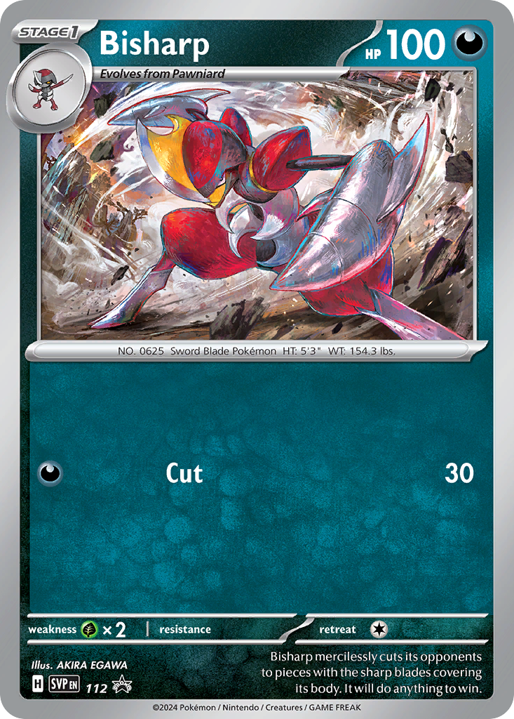 Scarlet & Violet Promo Bisharp #112