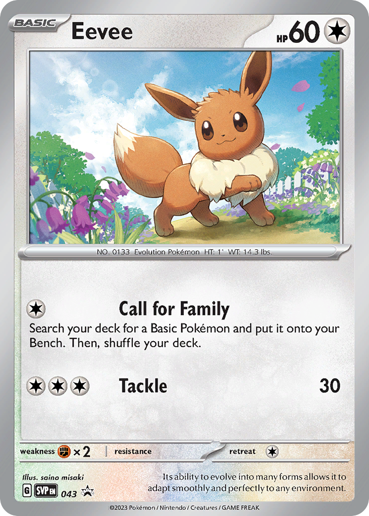 Scarlet & Violet Promo Eevee #43