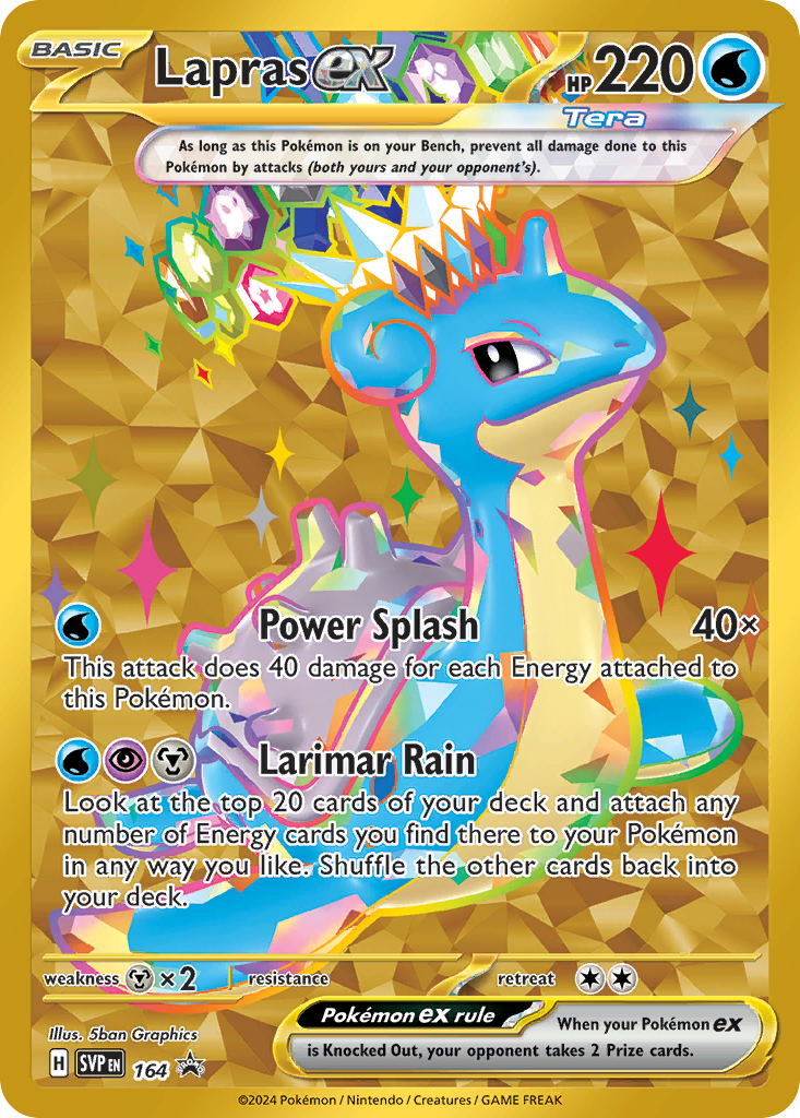 Scarlet & Violet Promo Lapras ex #164