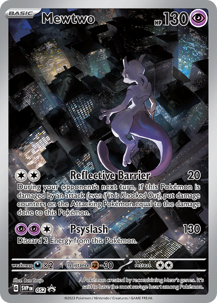 Scarlet & Violet Promo Mewtwo 52