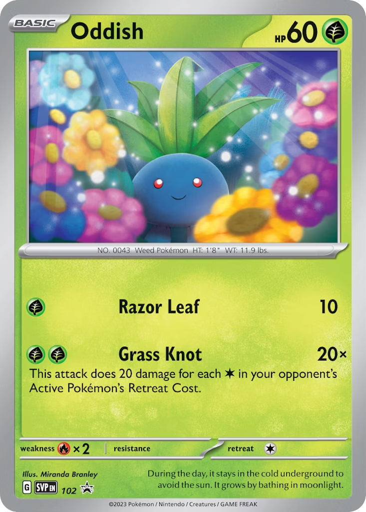 Scarlet & Violet Promo Oddish #102
