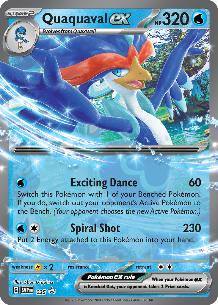 Scarlet & Violet Promo Quaquaval ex #35
