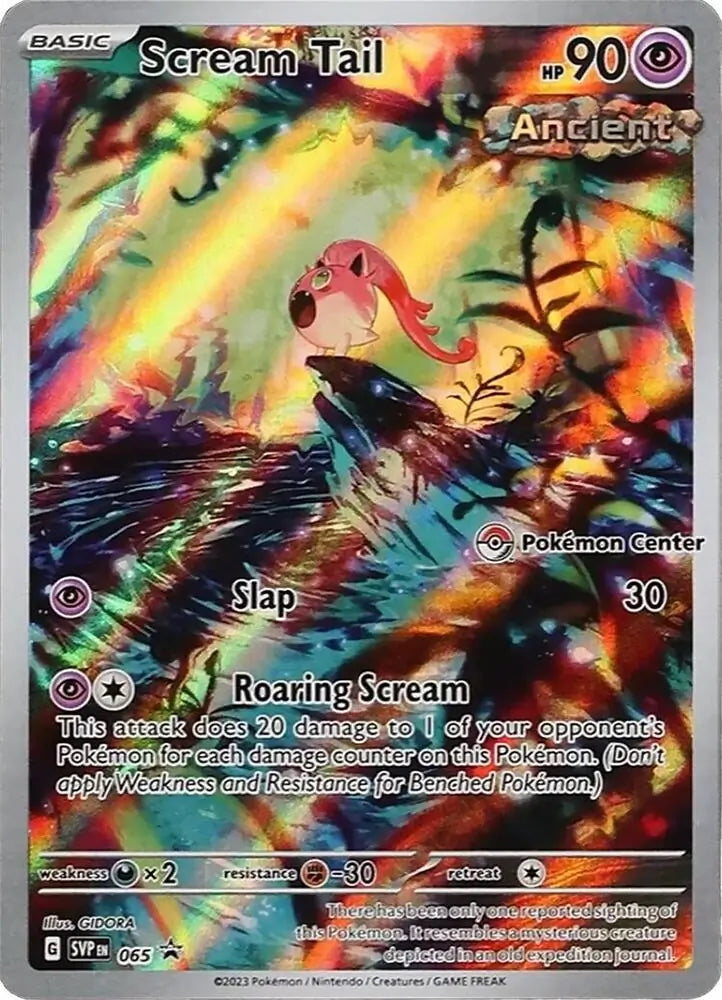 Scarlet & Violet Promo Scream Tail #65 Pokémon Center