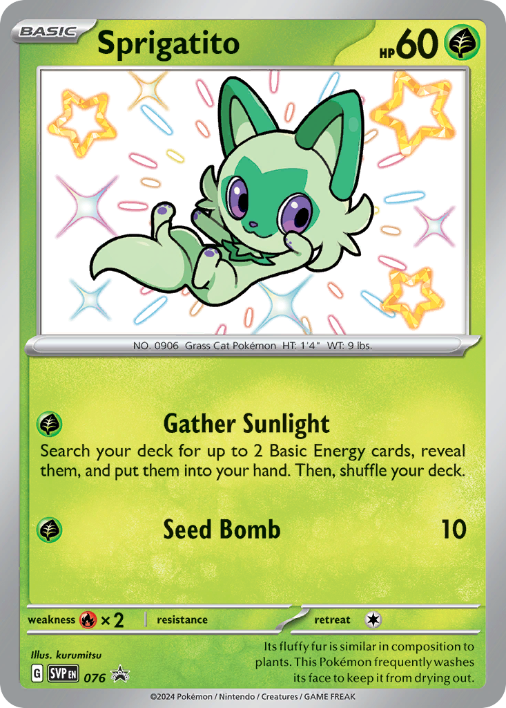 Scarlet & Violet Promo Sprigatito #76