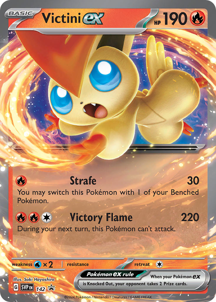 Scarlet & Violet Promo Victini ex #142