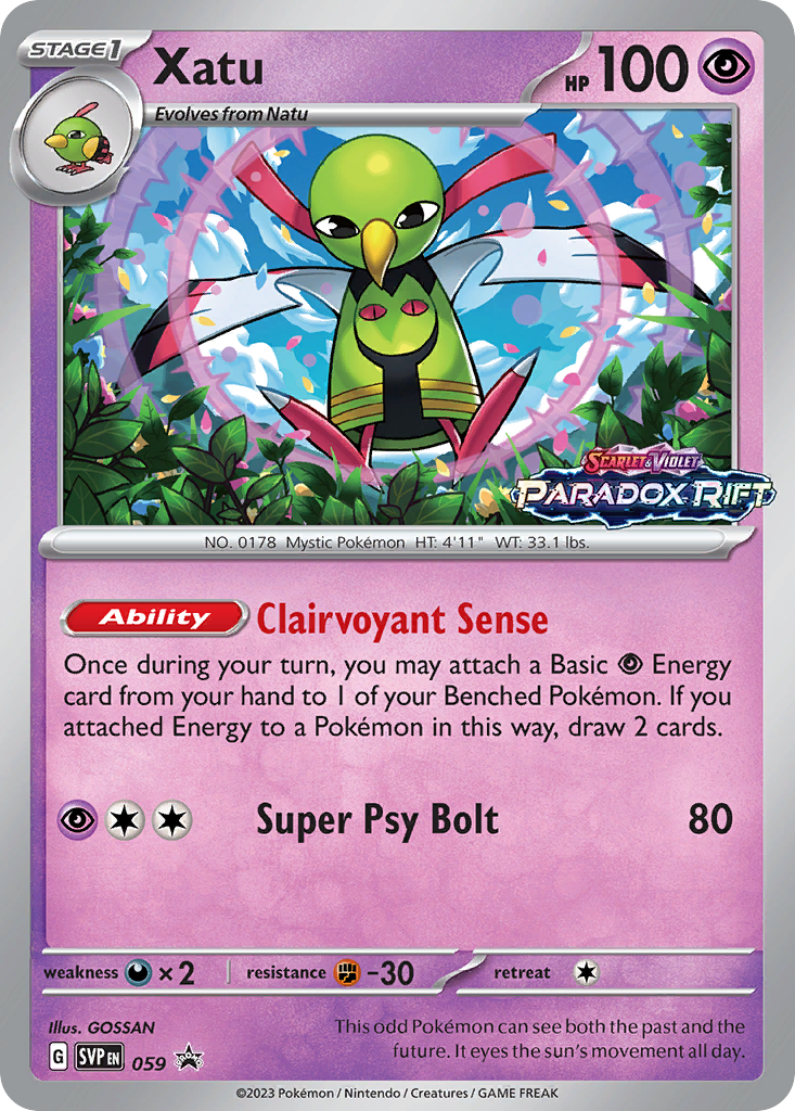 Scarlet & Violet Promo Xatu #59