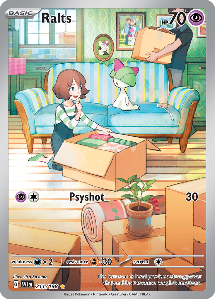 Scarlet & Violet Ralts #211/198