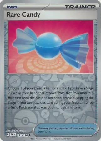 Scarlet & Violet Rare Candy #191/198 reverse holo