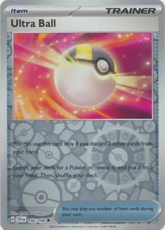 Scarlet & Violet Ultra Ball #196/198 reverse holo