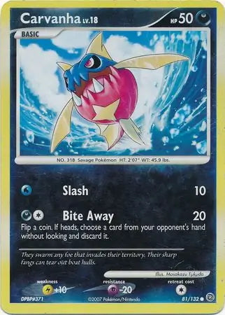 Secret Wonders Carvanha #81/132 reverse holo