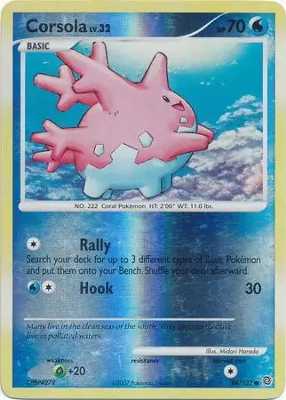 Secret Wonders Corsola #84/132 reverse holo