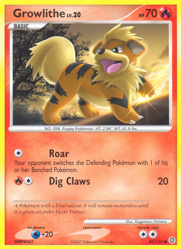 Secret Wonders Growlithe #89/132