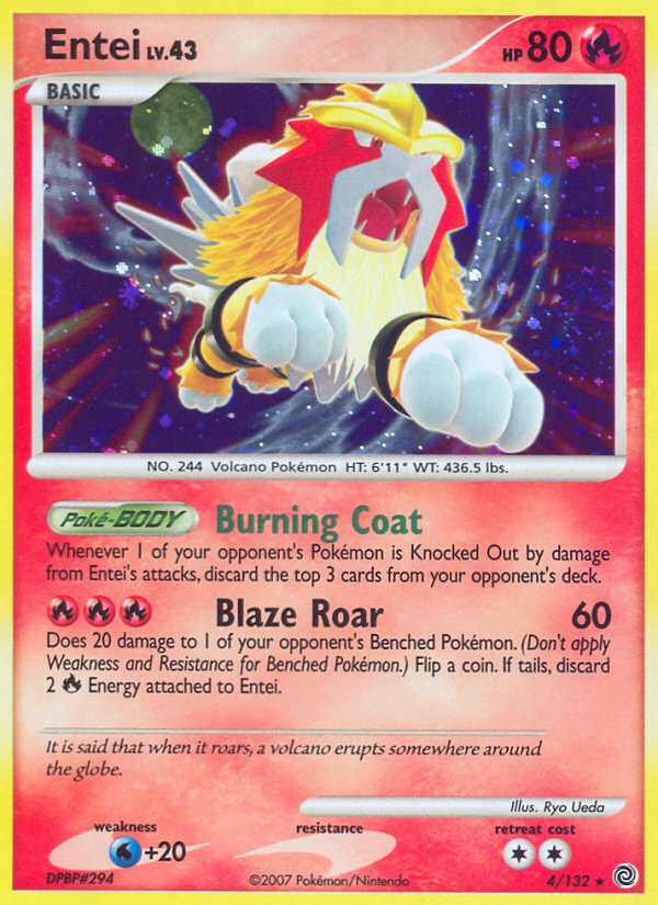 Secret Wonders Holo Entei #4/132