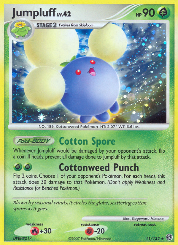 Secret Wonders Holo Jumpluff #11/132
