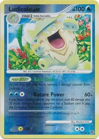 Secret Wonders Ludicolo #13/132 reverse holo