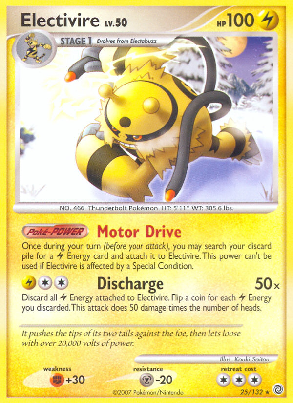 Secret Wonders Non - Holo Electivire #25/132