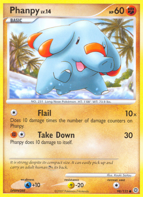 Secret Wonders Phanpy #98/132