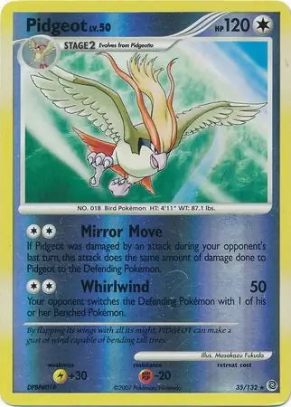 Secret Wonders Pidgeot #35/132 reverse holo