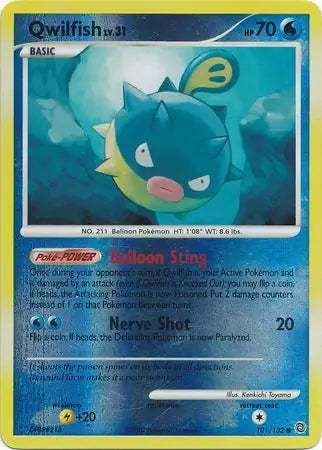 Secret Wonders Qwilfish #101/132 reverse holo
