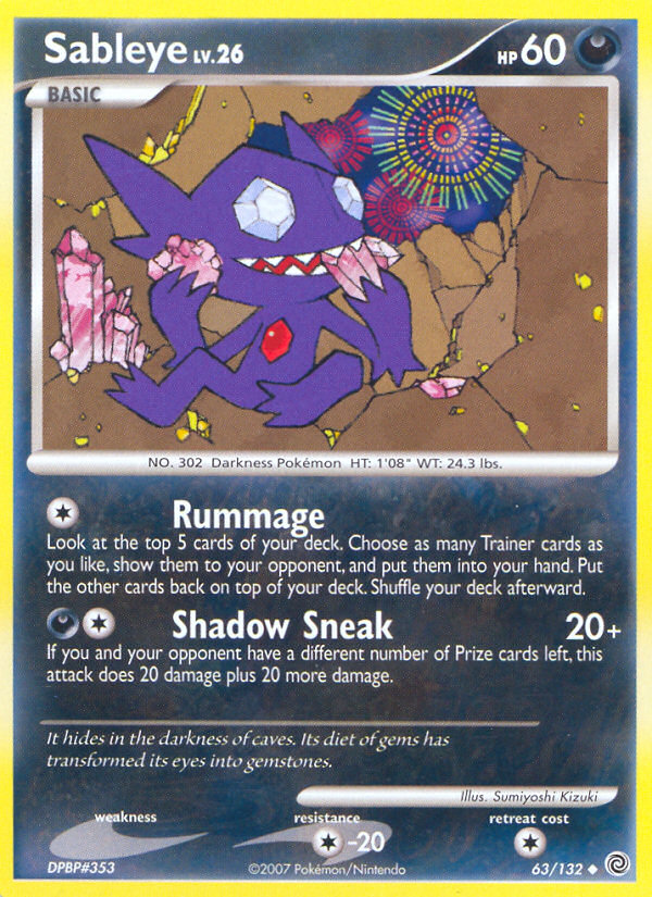 Secret Wonders Sableye #63/132