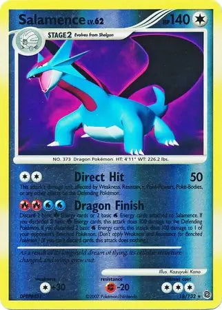 Secret Wonders Salamence #18/132 reverse holo