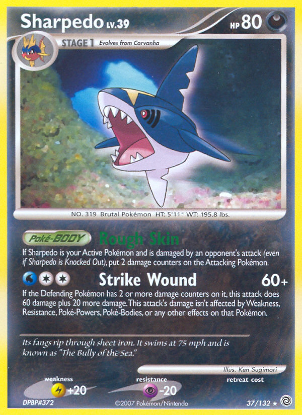 Secret Wonders Sharpedo #37/132