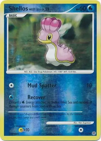 Secret Wonders Shellos West Sea #107/132 reverse holo