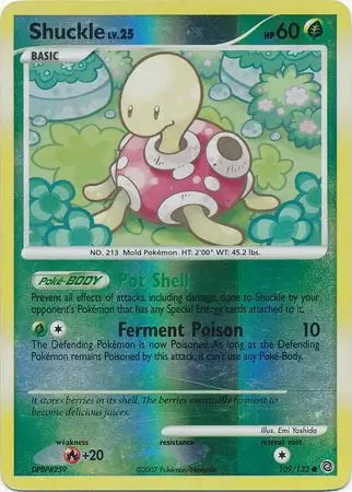Secret Wonders Shuckle #109/132 reverse holo