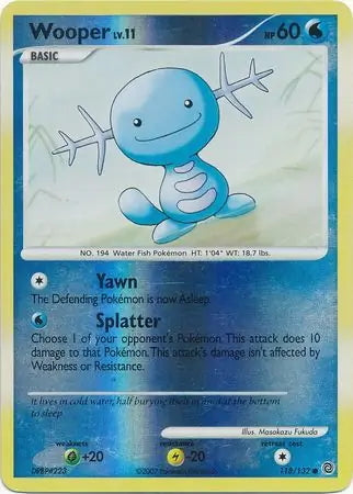 Secret Wonders Wooper #118/132 reverse holo
