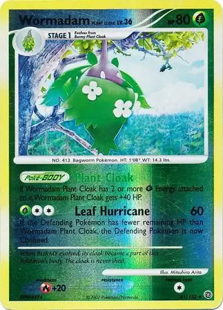 Secret Wonders Wormadam Plant Cloak #41/132 reverse holo