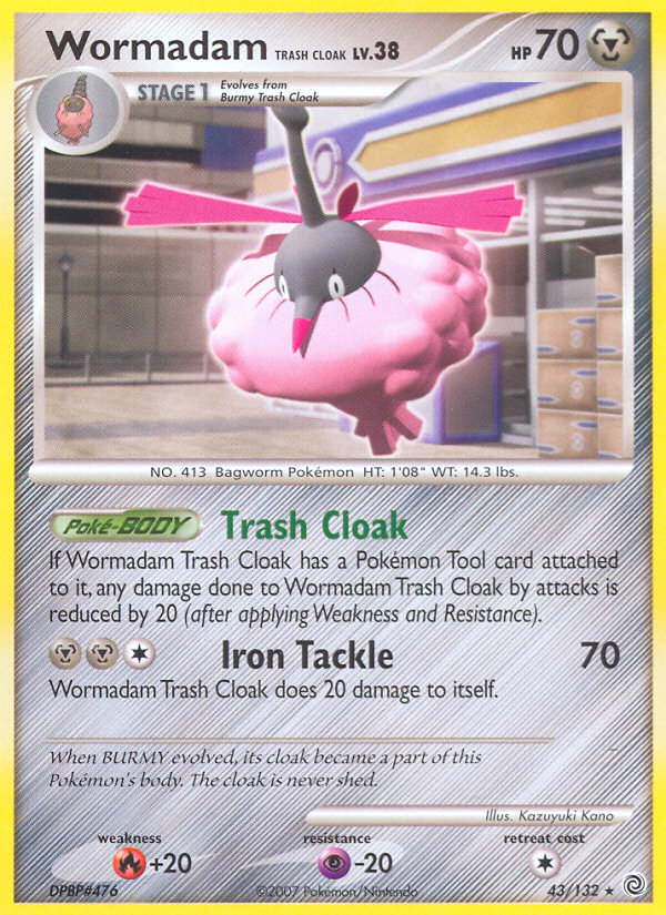 Secret Wonders Wormadam Trash Cloak #43/132