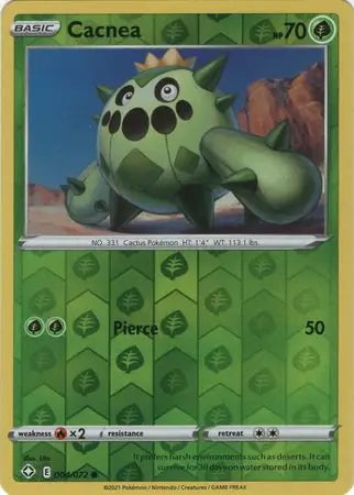 Shining Fates Cacnea #4/72 reverse holo