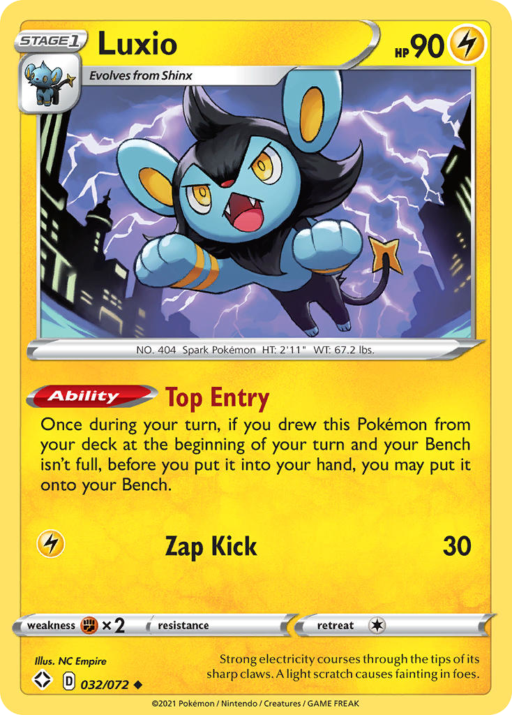 Shining Fates Luxio #32/72