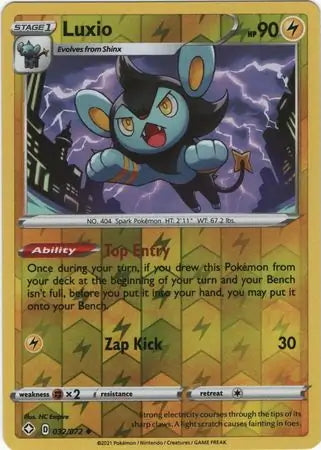 Shining Fates Luxio #32/72 reverse holo