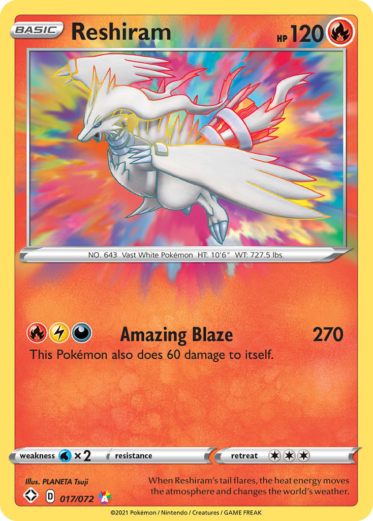 Shining Fates Reshiram #17/72