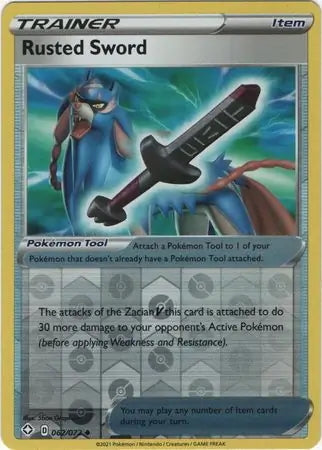 Shining Fates Rusted Sword #62/72 reverse holo
