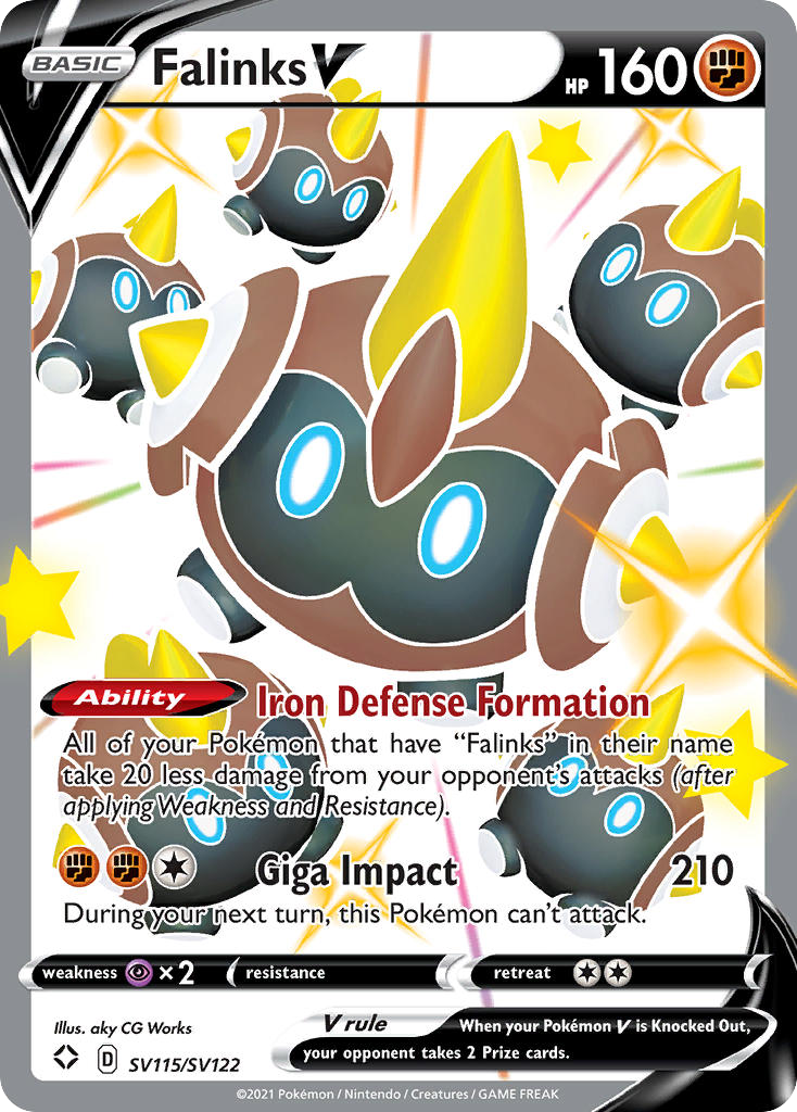 Shining Fates SV115/SV122 Falinks V
