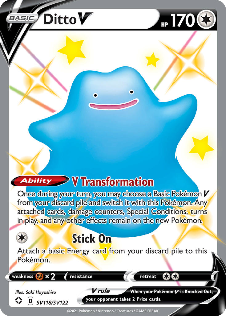 Shining Fates SV118/SV122 Ditto V