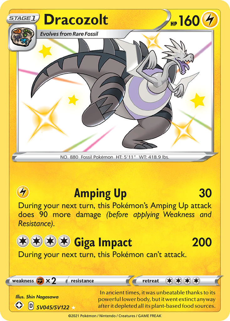 Shining Fates SV45/SV122 Dracozolt