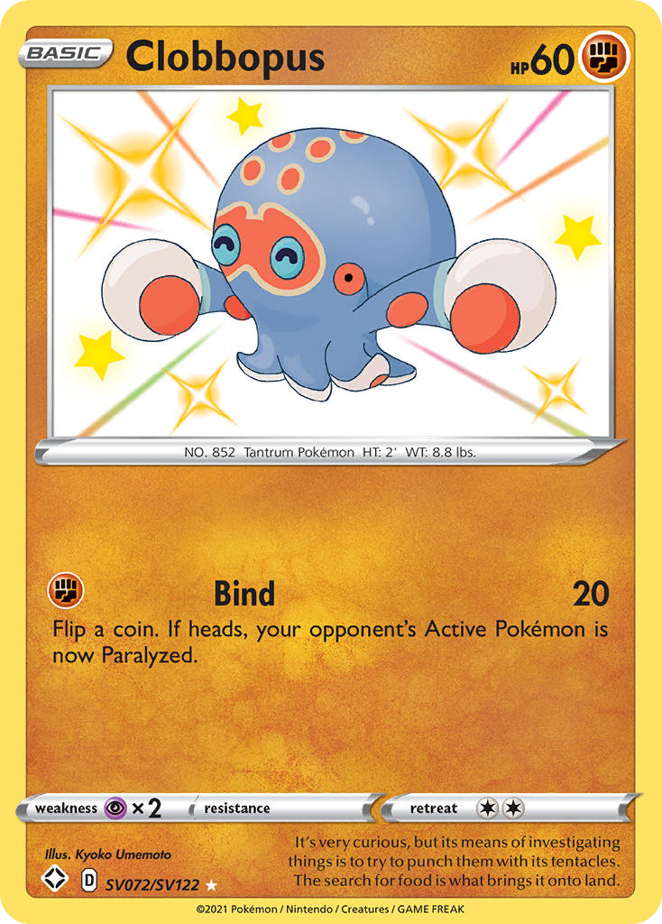 Shining Fates SV72/SV122 Clobbopus