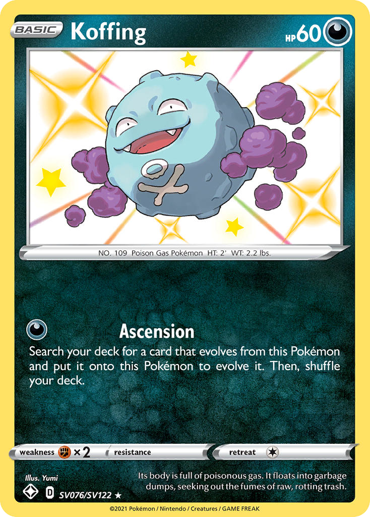 Shining Fates SV76/SV122 Koffing