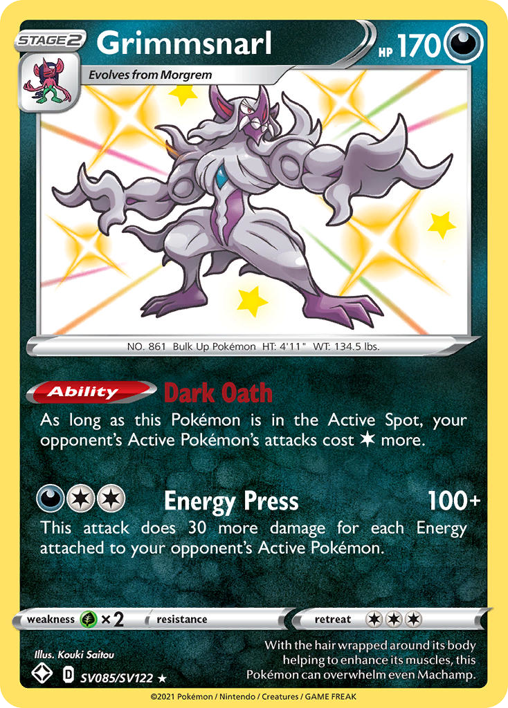 Shining Fates SV85/SV122 Grimmsnarl